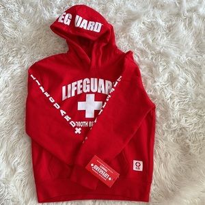 Red Kids Lifeguard Hoodie